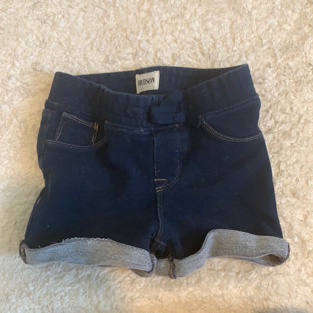 HUDSON stretchy Denim kid shorts 2T